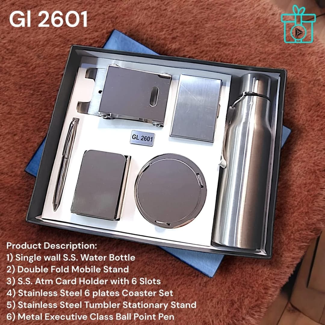 Steel 6 in 1 Mirror Finish Combo Set