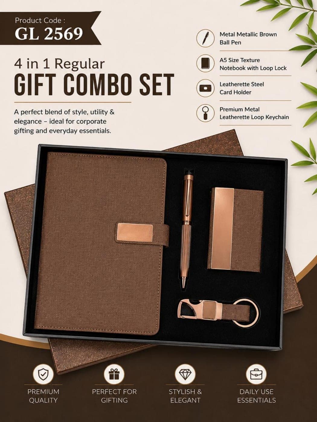 Four in one Sets — Brown