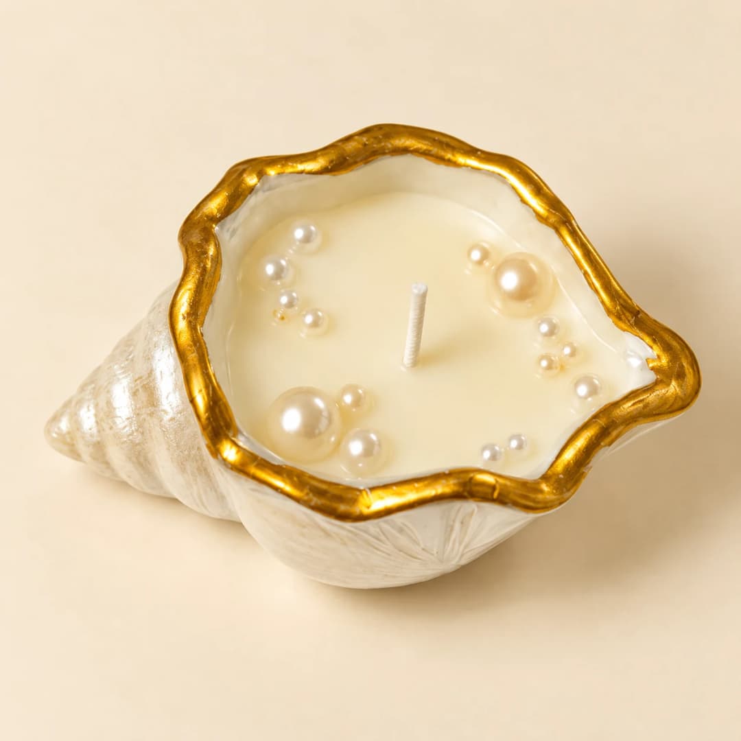 Conch Shell-Shaped Candle