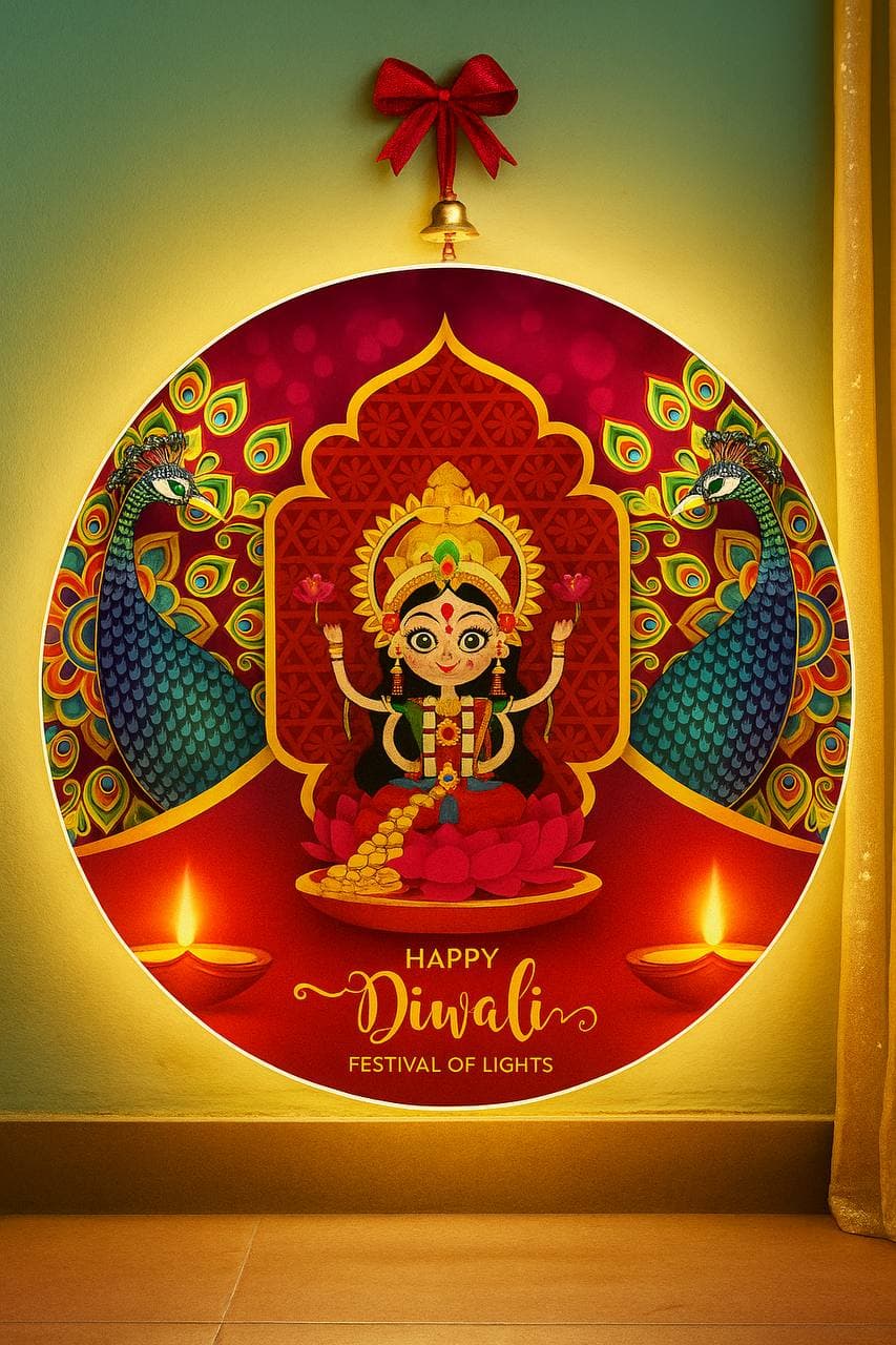 Lakshmi LED Diwali Banner