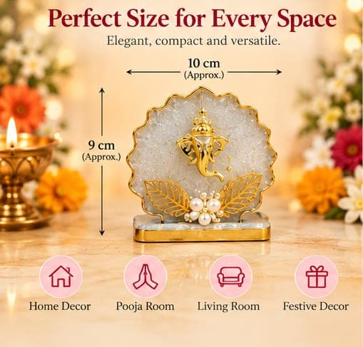 Scalloped Resin Deity Décor Frame